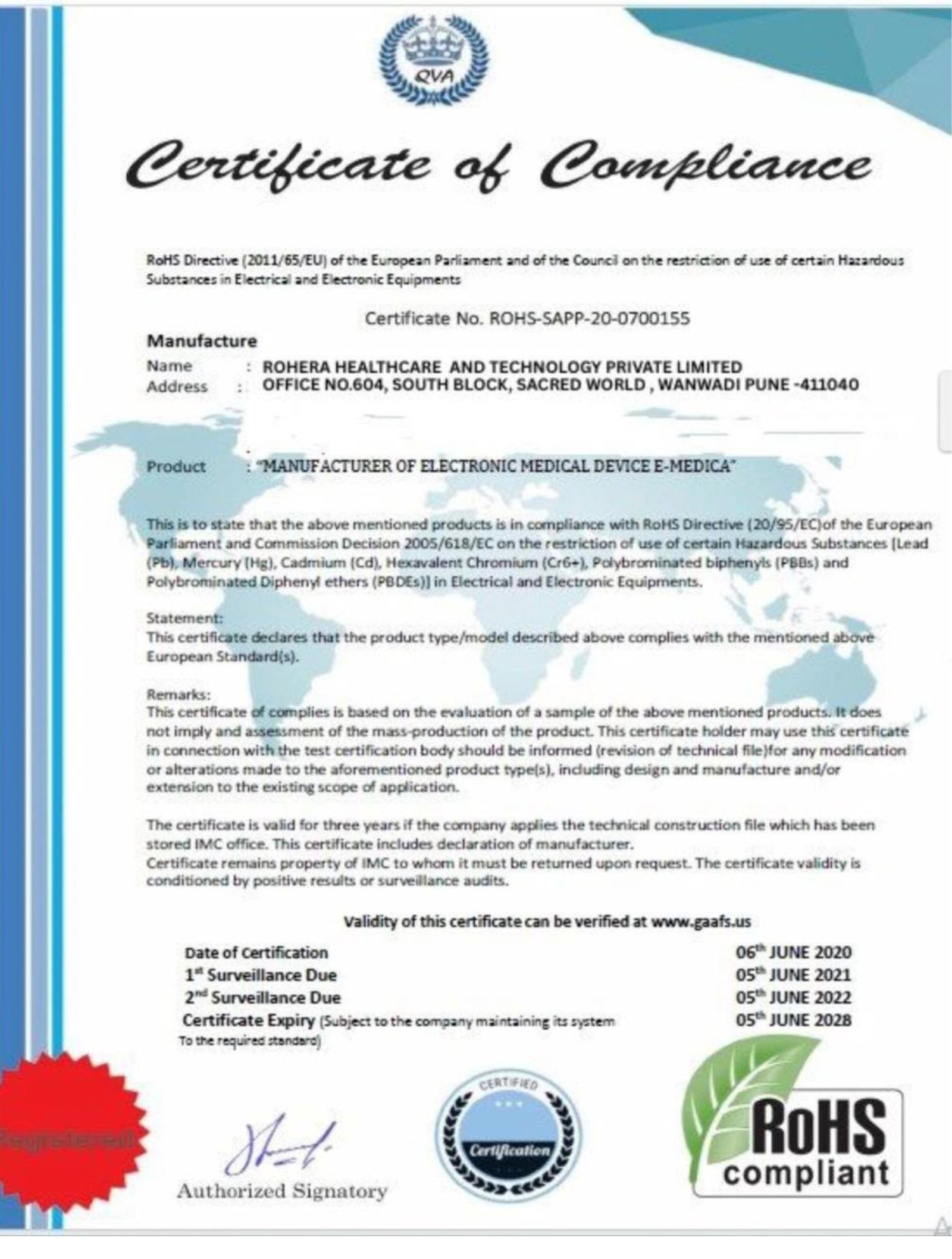 Certificate 3